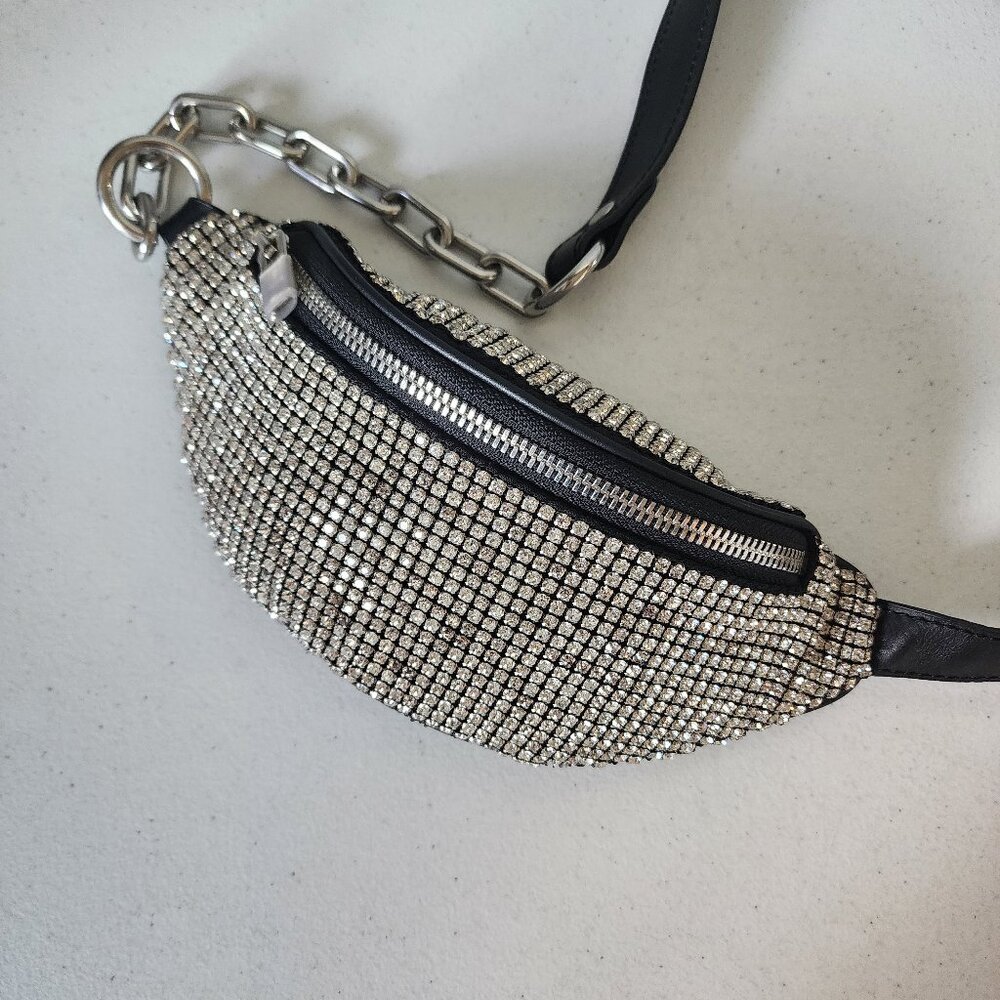Alexander Wang Rhinestone Pouch/Sling Bag "EUC" - Picture 11 of 16